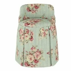 Brand new 🎁 Vanity Chair - Simply Shabby Chic® Velvet Light Gray 🌟