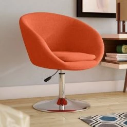 Deals 🔔 Hopper Wool Blend Adjustable Height Chair - Manhattan Comfort Red ❤️