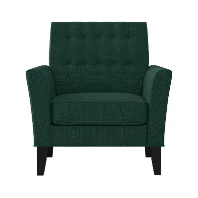 Best Sale ✔️ Graff Button Tufted Armchair Linen - Handy Living Peacock Blue ⭐ 10 Best Sale ✔️ Graff Button Tufted Armchair Linen - Handy Living Peacock Blue ⭐ - Image 8