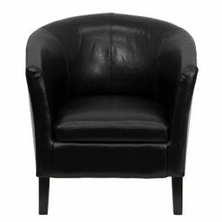 Buy 🔔 Flash Furniture LeatherSoftSoft Barrel Shaped Guest Chair ✔️ -Living Room Chairs Sales unnamed file 5051