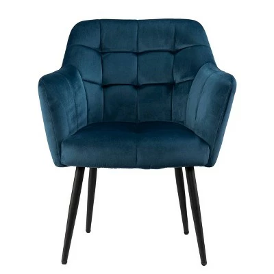 Budget π Bartwin Upholstered Accent Chair Blue/Black - Southern Enterprises π 4 Budget π Bartwin Upholstered Accent Chair Blue/Black - Southern Enterprises π - Image 2