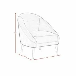 Best Sale 🎉 Taryn Accent Chair - Picket House Furnishings Cranberry Zing ✔️ -Living Room Chairs Sales unnamed file 5124