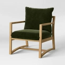New 🔥 Higgins Sling Armchair - Threshold™ Natural 😍 -Living Room Chairs Sales unnamed file 515