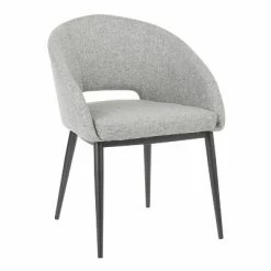 Best Sale ✔️ Renee Contemporary Chair - LumiSource Black/gray 👏 -Living Room Chairs Sales unnamed file 5184