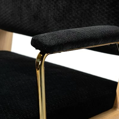 Outlet π Wooden Upholstered Armchair | Karat Home βοΈ 8 Outlet π Wooden Upholstered Armchair | Karat Home βοΈ - Image 6