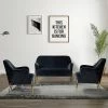 Best Pirce 🔥 Velvet 3 Piece Living Room Set loveseat chair | Karat Home 🎉 -Living Room Chairs Sales unnamed file 5227