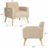 Top 10 🌟 Costway Set of 2 Accent Chair Upholstered Single Sofa Armchair w/ Wooden Legs 🎁 -Living Room Chairs Sales unnamed file 5267