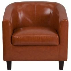 Best deal 👍 Flash Furniture LeatherSoft Lounge Chair with Sloping Arms ❤️ -Living Room Chairs Sales unnamed file 5285