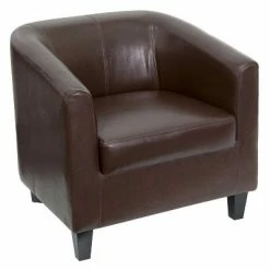 Best deal 👍 Flash Furniture LeatherSoft Lounge Chair with Sloping Arms ❤️ -Living Room Chairs Sales unnamed file 5289