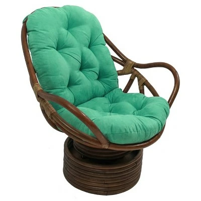 Top 10 ๐ฅ Rattan Swivel Rocker with Micro Suede Cushion - International Caravan Aqua Blue ๐ 10 Top 10 ๐ฅ Rattan Swivel Rocker with Micro Suede Cushion - International Caravan Aqua Blue ๐ - Image 8