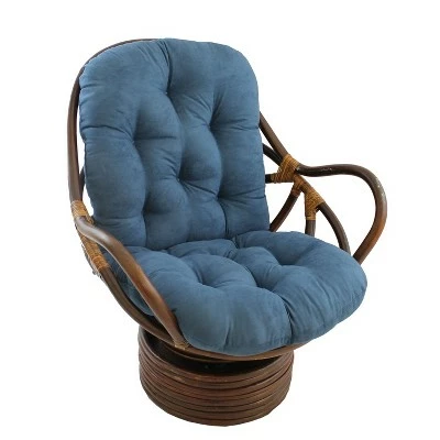 Top 10 ๐ฅ Rattan Swivel Rocker with Micro Suede Cushion - International Caravan Aqua Blue ๐ 13 Top 10 ๐ฅ Rattan Swivel Rocker with Micro Suede Cushion - International Caravan Aqua Blue ๐ - Image 11