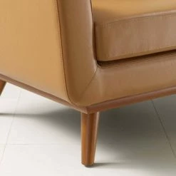 Promo 🥰 Engage Leather Lounge Accent Armchair Tan - Modway 🧨 -Living Room Chairs Sales unnamed file 5319