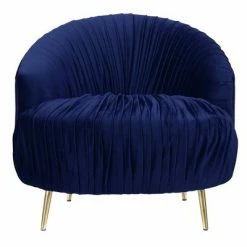 Wholesale 🤩 Penelope Ruched Accent Armchair - Picket House Furnishings Gunmetal 🎁 -Living Room Chairs Sales unnamed file 5342