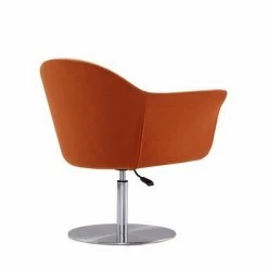 Discount ⭐ Set of 2 Voyager Woven Swivel Adjustable Accent Chairs Orange - Manhattan Comfort 👍 -Living Room Chairs Sales unnamed file 5385