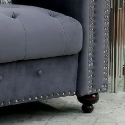 Hot Sale 💯 Paseo Button Tufted Chair with Nailhead Trim - miBasics Blue 🧨 -Living Room Chairs Sales unnamed file 5465