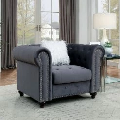 Hot Sale 💯 Paseo Button Tufted Chair with Nailhead Trim - miBasics Blue 🧨 -Living Room Chairs Sales unnamed file 5467