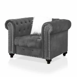 Hot Sale 💯 Paseo Button Tufted Chair with Nailhead Trim - miBasics Blue 🧨 -Living Room Chairs Sales unnamed file 5470