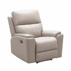 Hot Sale 🛒 Andrew Top Grain Leather Recliner - Abbyson Living Gray 🔥 -Living Room Chairs Sales unnamed file 5519