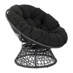 Budget 💯 Papasan Chair - OSP Home Furnishings Gray With Cream Wicker 🛒 -Living Room Chairs Sales unnamed file 552