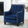 Buy 👍 Valerie Nailhead Tufted Accent Chair - Abbyson Living Black 🎁 -Living Room Chairs Sales unnamed file 5552