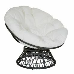 Budget 💯 Papasan Chair - OSP Home Furnishings Gray With Cream Wicker 🛒 -Living Room Chairs Sales unnamed file 556
