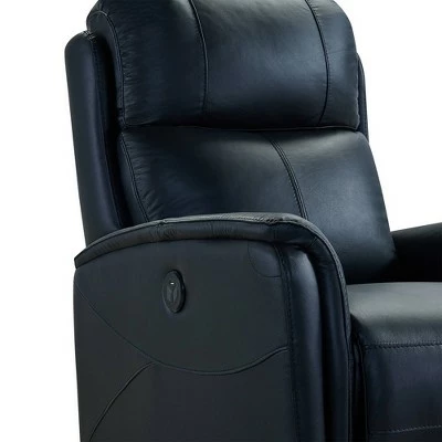 Outlet ๐คฉ Wolfe Contemporary Leather Power Recliner Chair with USB Black - Armen Living โ๏ธ 6 Outlet ๐คฉ Wolfe Contemporary Leather Power Recliner Chair with USB Black - Armen Living โ๏ธ - Image 4