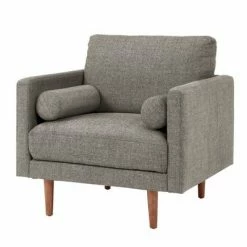 Top 10 ✨ Hayden Tapered Leg Armchair with Pillows - Inspire Q Heather Gray 👏 -Living Room Chairs Sales unnamed file 5608