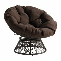 Budget 💯 Papasan Chair - OSP Home Furnishings Gray With Cream Wicker 🛒 -Living Room Chairs Sales unnamed file 561