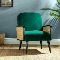 Best Pirce 😀 Flavio Rattan Accent Armchair | Karat Home 😍