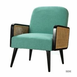 Best Pirce 😀 Flavio Rattan Accent Armchair | Karat Home 😍 -Living Room Chairs Sales unnamed file 5640