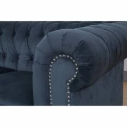 Discount 🤩 Grand Wyatt Velvet Armchair Dark Blue - Abbyson Living 👍 -Living Room Chairs Sales unnamed file 5644