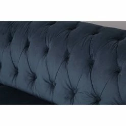 Discount 🤩 Grand Wyatt Velvet Armchair Dark Blue - Abbyson Living 👍 -Living Room Chairs Sales unnamed file 5645