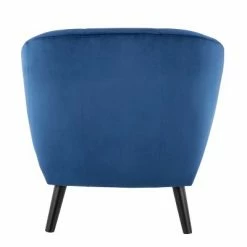 Best reviews of 😉 Rockwell Contemporary Velvet Accent Chair - LumiSource Blue ✨ -Living Room Chairs Sales unnamed file 5650