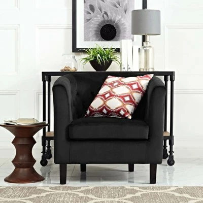 Outlet π₯ Prospect Velvet Armchair - Modway Black π₯° 3 Outlet π₯ Prospect Velvet Armchair - Modway Black π₯°