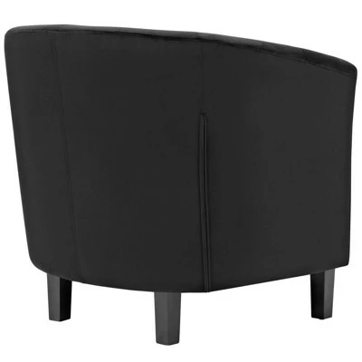 Outlet π₯ Prospect Velvet Armchair - Modway Black π₯° 5 Outlet π₯ Prospect Velvet Armchair - Modway Black π₯° - Image 3