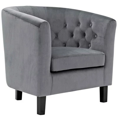 Outlet π₯ Prospect Velvet Armchair - Modway Black π₯° 8 Outlet π₯ Prospect Velvet Armchair - Modway Black π₯° - Image 6