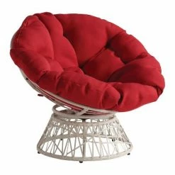 Budget 💯 Papasan Chair - OSP Home Furnishings Gray With Cream Wicker 🛒 -Living Room Chairs Sales unnamed file 568