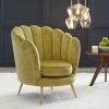 Budget ⭐ Twila Scalloped Back Chair - angelo:HOME Citron 🔥 -Living Room Chairs Sales unnamed file 5684
