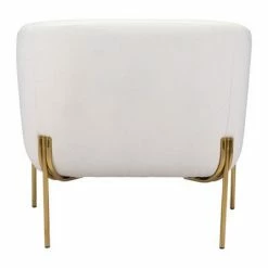Best Sale 🔥 Mikala Armchair Ivory/Gold - ZM Home ⌛ -Living Room Chairs Sales unnamed file 5717