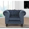 Buy ❤️ Grand Chester Armchair - Abbyson Living Navy ⭐