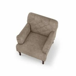 Best reviews of 🎁 Dion Tufted Upholstered Accent Chair - HOMES: Inside + Out Brown 🔥 -Living Room Chairs Sales unnamed file 5886