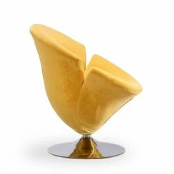 Cheap 🌟 Set of 2 Tulip Velvet Swivel Accent Chairs Yellow - Manhattan Comfort 😉 -Living Room Chairs Sales unnamed file 5972