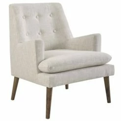 New 🌟 Leisure Upholstered Lounge Chair - Modway Beige 🥰 -Living Room Chairs Sales unnamed file 5980