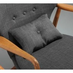 Best Sale 🛒 Bradley Linen Weave Accent Chair - Manhattan Comfort Yellow 👍 -Living Room Chairs Sales unnamed file 5992