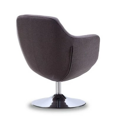 Best reviews of β€οΈ Set of 2 Caisson Twill Swivel Accent Chairs Gray - Manhattan Comfort π 6 Best reviews of β€οΈ Set of 2 Caisson Twill Swivel Accent Chairs Gray - Manhattan Comfort π - Image 4