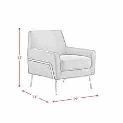 Best reviews of ❤️ Kent Modern Accent Armchair - Picket House Furnishings Blue 🤩 -Living Room Chairs Sales unnamed file 6027