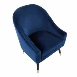 Best Pirce 👍 Matisse Contemporary Glam Accent Chair - LumiSource Teal ✔️ -Living Room Chairs Sales unnamed file 6039
