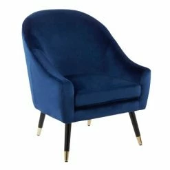 Best Pirce 👍 Matisse Contemporary Glam Accent Chair - LumiSource Teal ✔️ -Living Room Chairs Sales unnamed file 6041