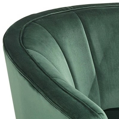 Brand new ๐ 55 Downing Street Leighton Green Velvet and Gold Tufted Accent Chair ๐คฉ 5 Brand new ๐ 55 Downing Street Leighton Green Velvet and Gold Tufted Accent Chair ๐คฉ - Image 3