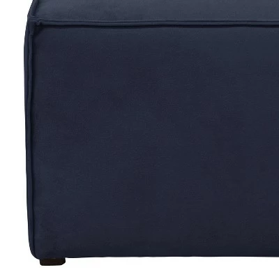 Outlet ๐ Skyline Furniture French Seamed Armless Chair in Velvet - Cloth & Company Velvet Navy ๐ 6 Outlet ๐ Skyline Furniture French Seamed Armless Chair in Velvet - Cloth & Company Velvet Navy ๐ - Image 4